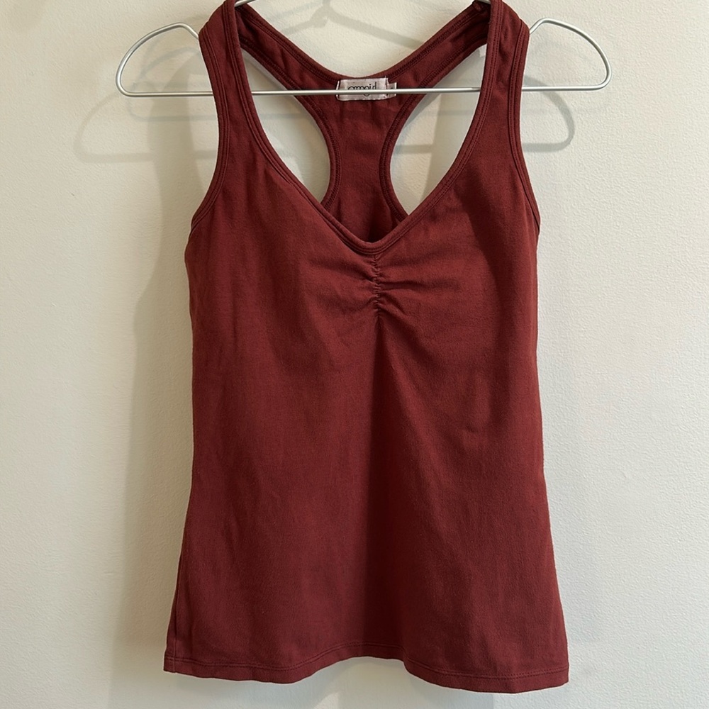 Omgirl organic shelf bra tank